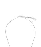 Ketting met hanger voor dames, 925 Sterling zilver, glas image number 2