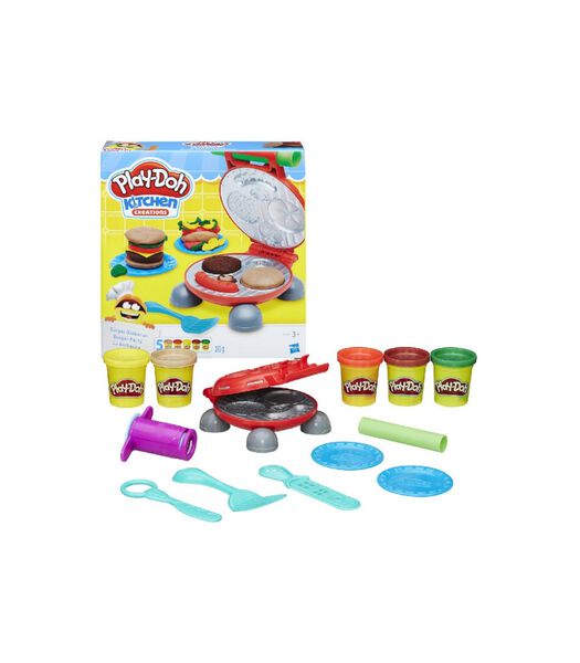 Jeu d'argile pour enfants Play-Doh Burger Barbecue