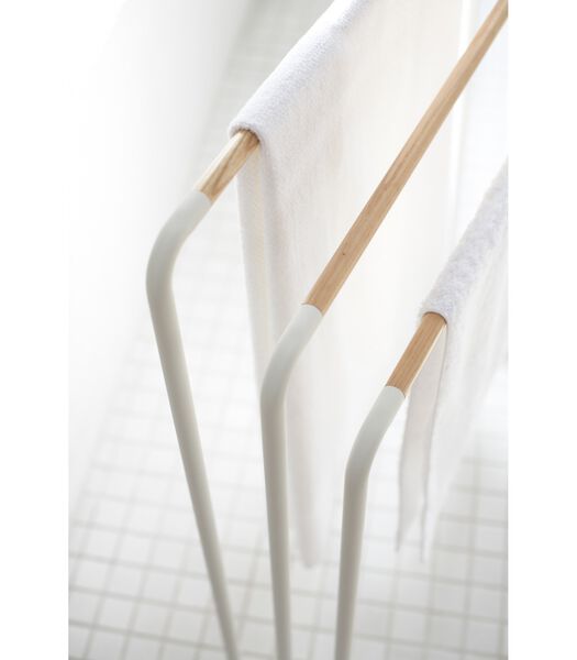 Crochet pour serviettes de bain - Plain - Blanc