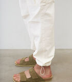 Leren sandalen met twee riempjes image number 4