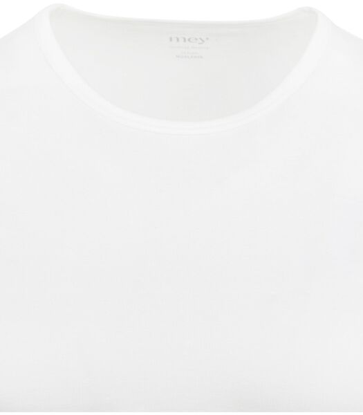 Mey T-shirt Col Rond Noblesse Blanc