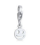 Amulette Charm Femme Pendentif Avec Smiling Face De Base En Argent 925 Sterling image number 0