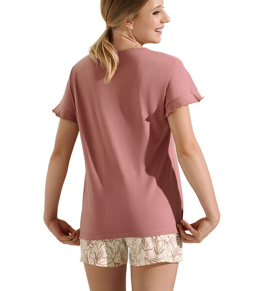 Pyjamashort T-shirt met korte mouwen Nina