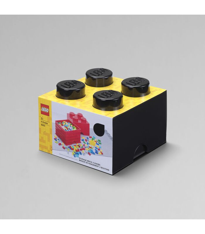 Boîte rangement Lego noir 25 x 25 x 18 cm image number 3
