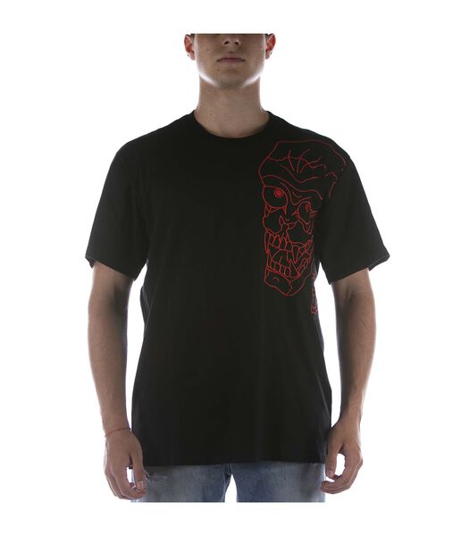 Schedel T-Stuk Zwart T-Shirt