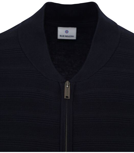 Blue Industry Cardigan Navy Structure