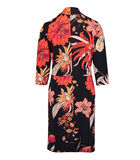 Jersey jurk met bloemenprint image number 3