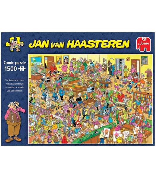 puzzel Jan van Haasteren Maison de repos - 1500 pièces