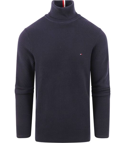 Tommy Hilfiger Pull Col Roulé Marine
