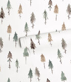 KHARU - Papier peint enfant - Motif forêt de sapin image number 1