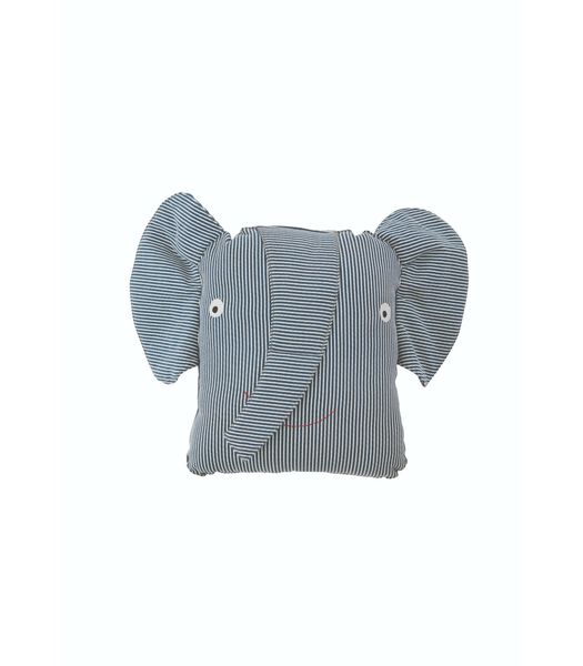 Knuffel “Erik Elephant Denim Cushion”