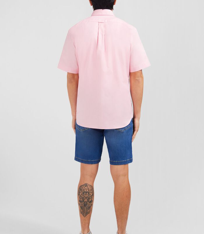 Korte mouwen roze katoenen shirt image number 1