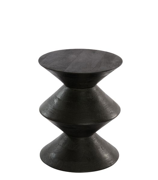 Table d'appoint Larus - Noir - Ø40cm