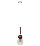 Suspension Lampe  - Verre - Noyer - 52x18x18  - Babble image number 3