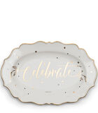 Serveerschaal Kerst - Celebrate Serving Plate - Wit image number 0