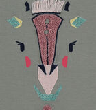 T-shirt en coton girafe, kaki image number 3