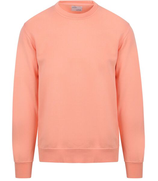 Sweatshirt ronde hals Classic Organic bright coral