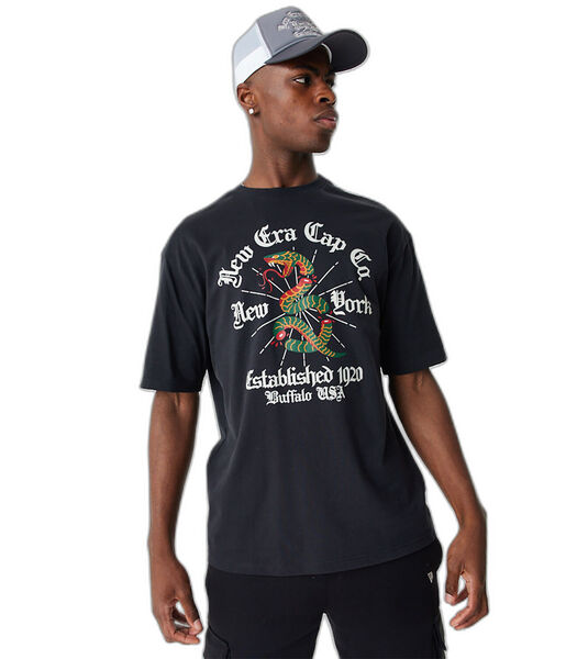 T-shirt oversize graphic Serpent