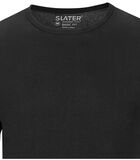 Slater T-Shirts Basique Lot de 2 Noir image number 2