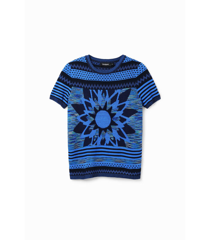 Dames-T-shirt Sun Blue image number 0