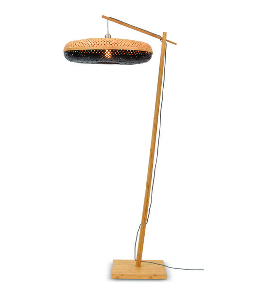 Vloerlamp Palawan - Bamboe/Zwart - Ø77cm