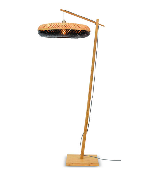 Lampadaire Palawan - Bambou/Noir - Ø77cm