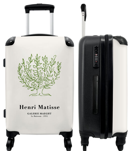Ruimbagage koffer met 4 wielen en TSA slot (Kunst - Boom - Matisse - Groen - Oude meesters)