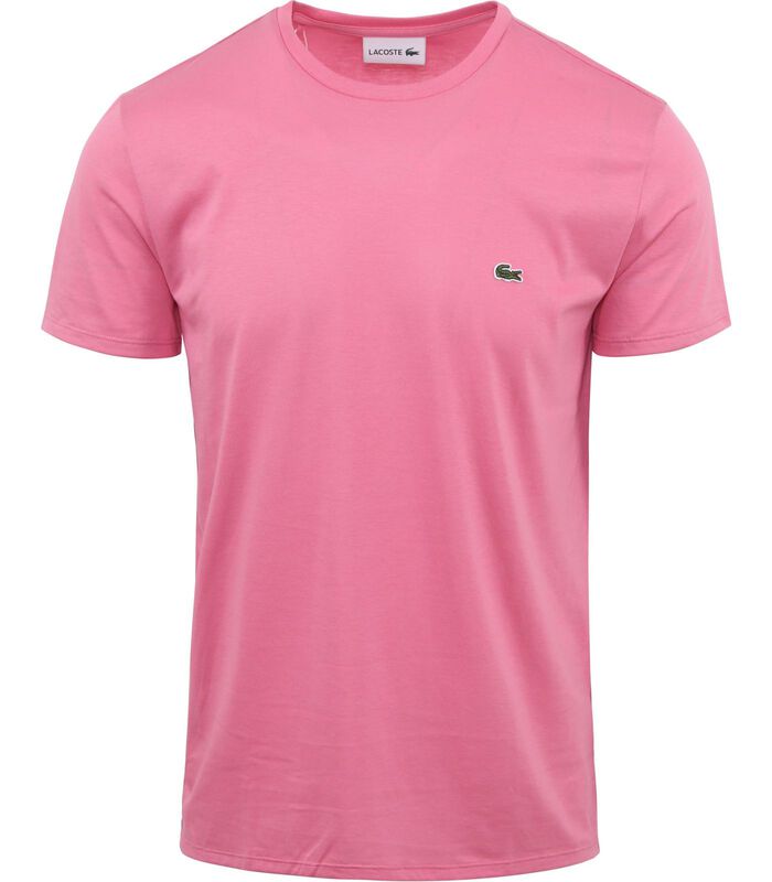 Lacoste T-Shirt Logo Roze image number 0