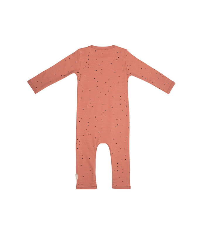 Jumpsuit Dots - Canyon Clay - 9-12 maanden / roze image number 1