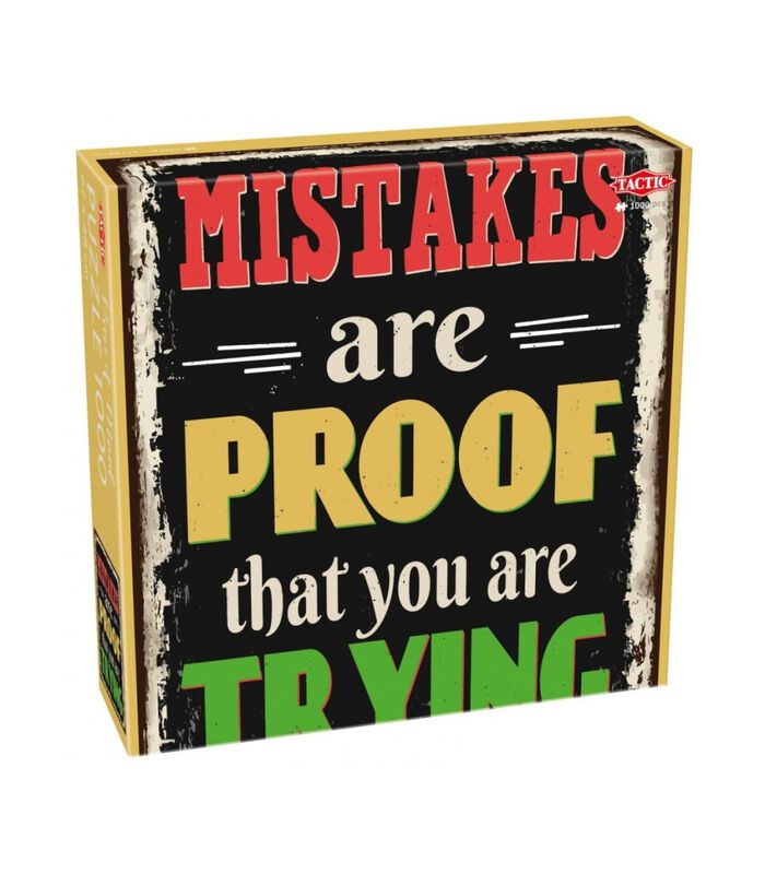 Mistakes Proof of Trying - 1000pcs image number 0