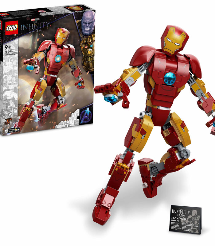 Infinity Saga Iron Man Figuur (76206) image number 4