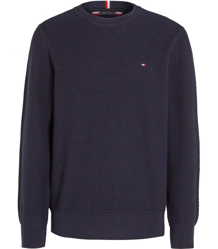 Pullover Structuur Navy image number 0