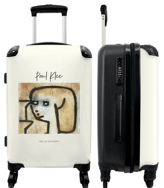 Bagage à main Valise avec 4 roues et serrure TSA (Art - Paul Klee - Femme - Dessin)