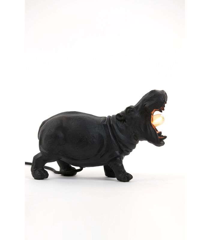 Tafellamp Hippo - Zwart - 27x11x17,5cm image number 2