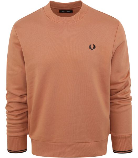 Fred Perry Sweater Logo Orange