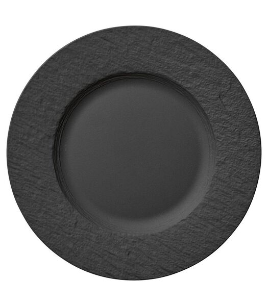 Assiette de table  Manufacture Rock - Noir - ø 27 cm