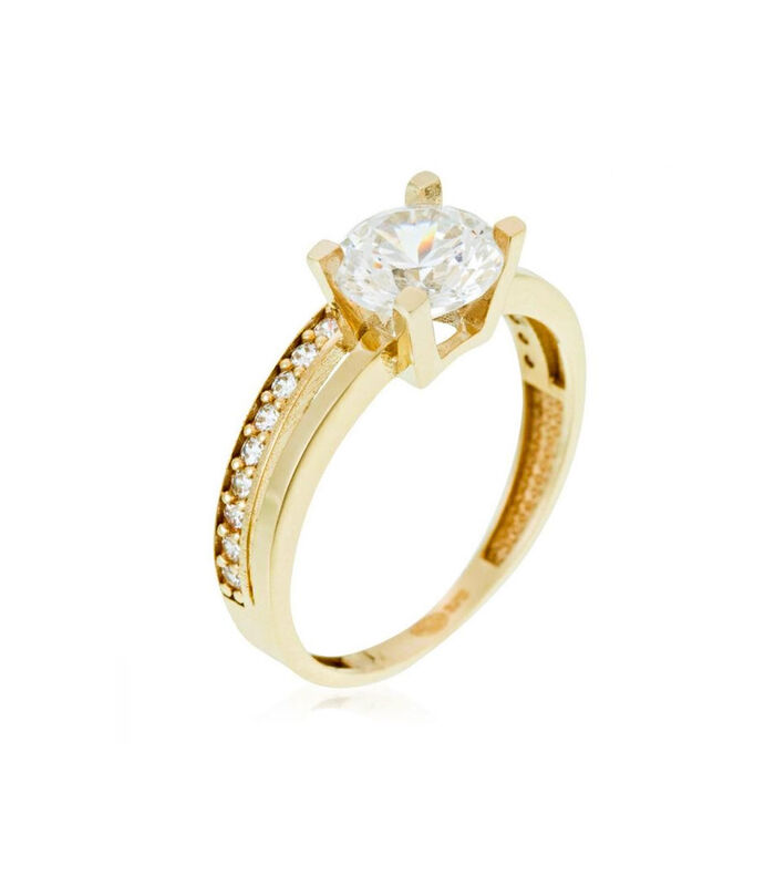 Ring "Majestueuse" Geel goud image number 0