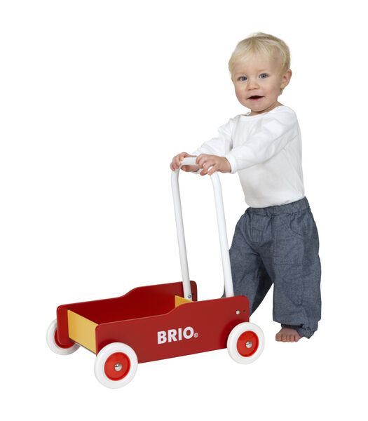 BRIO Geel/rode loopwagen - 31350