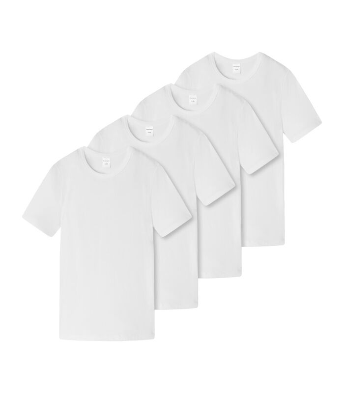 4 pack - 95/5 Organic Cotton - onderhemd image number 0