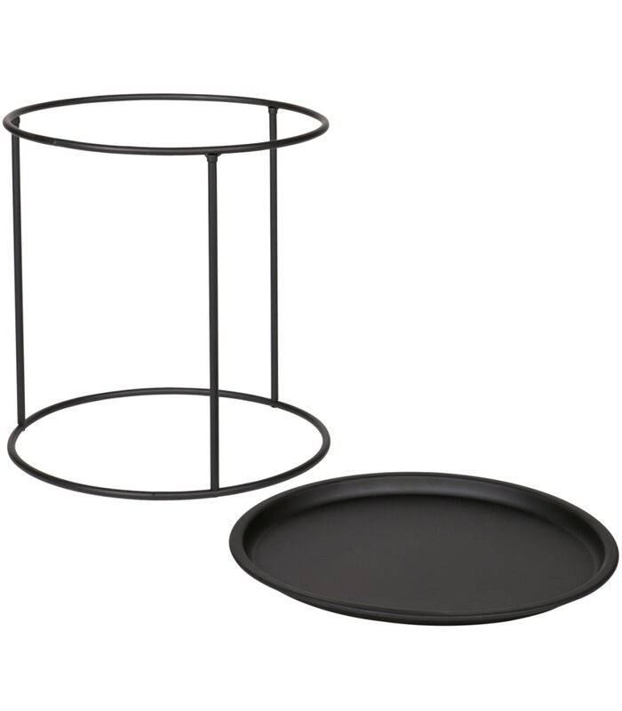 Table Basse - Métal - Noir - 43x40x40  - Ivar image number 2