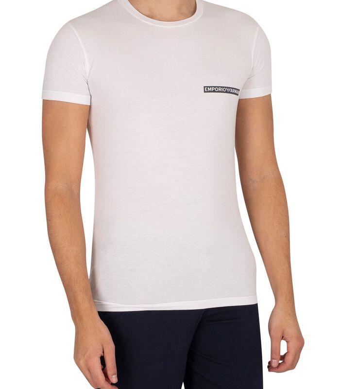 T-shirt Lounge Brand met ronde hals image number 1