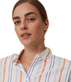 Edith Striped Poplin Shirt image number 4