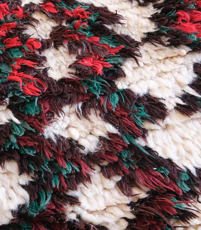 Marokkaans berber tapijt pure wol 164 x 74 cm image number 3