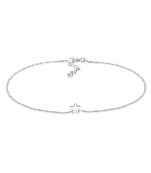 Bracelet De Cheville Étoile Astro Collier Femme - (925/1000) Argent