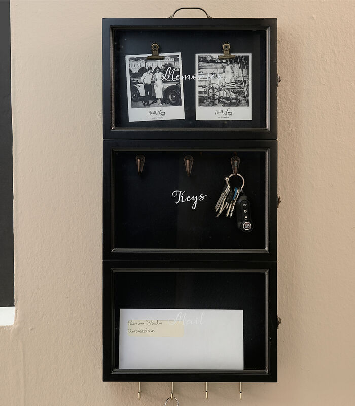 Sleutelrekje - Memories Keys Mail Cabinet - Zwart image number 1