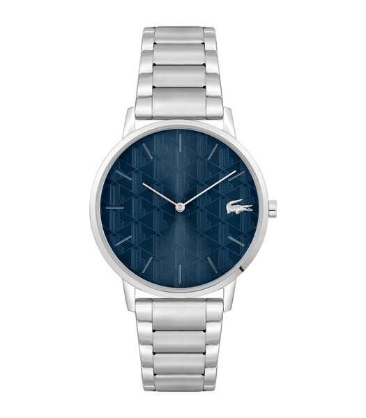 Horloge blauw op staal 2011305