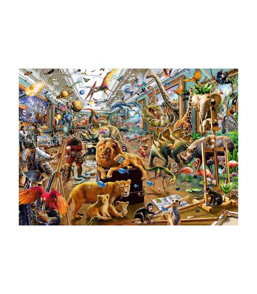 Puzzel 1000 stukjes Chaos in de galerie