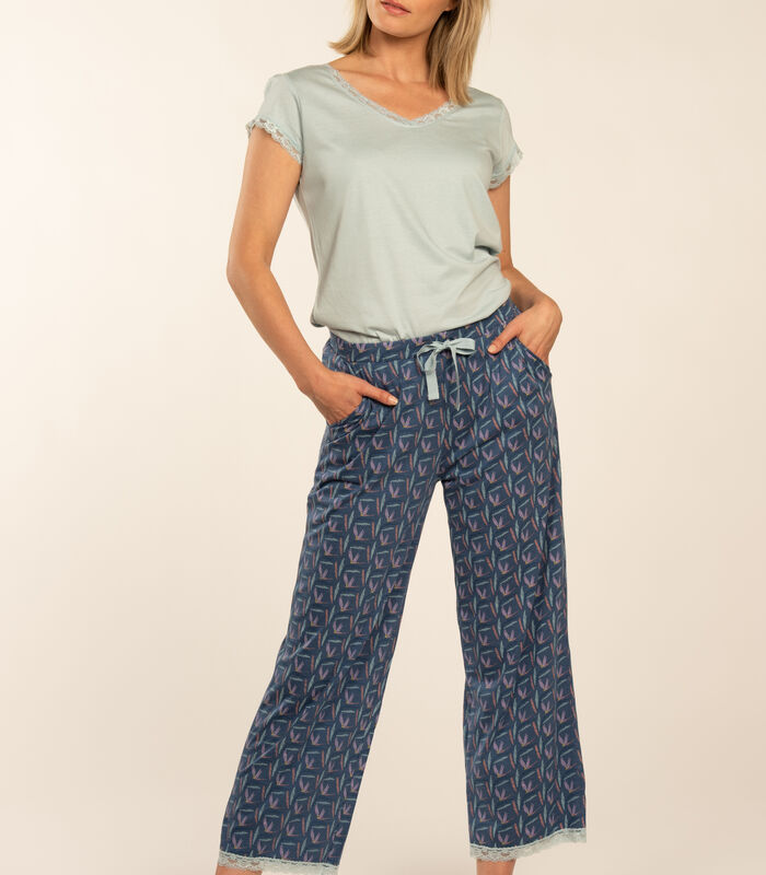 Pyjama korte mouwen corsaire broek FLORENCE image number 1