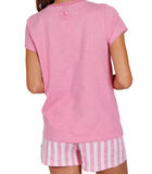 Pyjamashort t-shirt Goodnight Gorjuss Santoro roze image number 1