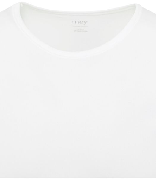 Mey T-shirt Col Rond Dry Coton Blanc